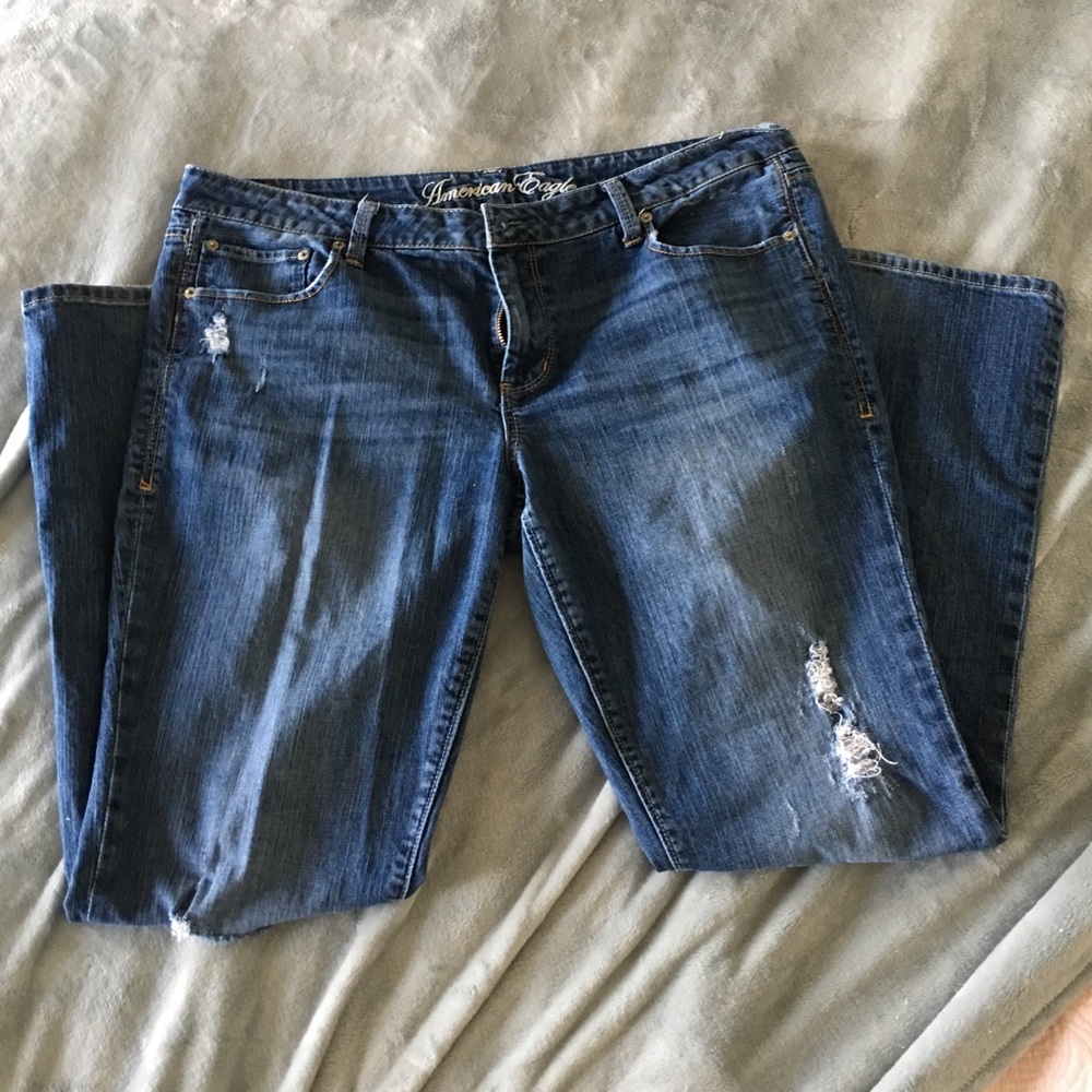 🦋3for$30🦋 Am. Eagle “True Boot” Jeans sz 16